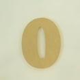 thumbnail image 2 of Package of 1, 12 Inch X 3/4" Thickness MDF Letter O in The Goudy Heavy Font, Thick, Upper Case for Art & Craft Project, Made in USA, 2 of 4