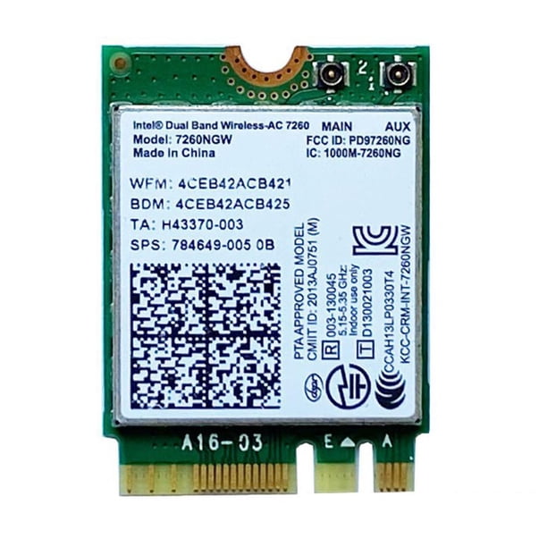 Tarjeta de red inalámbrica de 1200M Módulo adaptador NGFF M.2 2.4G 5G compatible con Bluetooth Ehuebsd Para estrenar