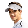 thumbnail image 3 of Shadoumai Sports Sun Visor for Women Men, Summer Cooling Stretchy Visors Hats, Womens Ponytail Hat for Golf, Running, Beach Tennis, 3 of 9