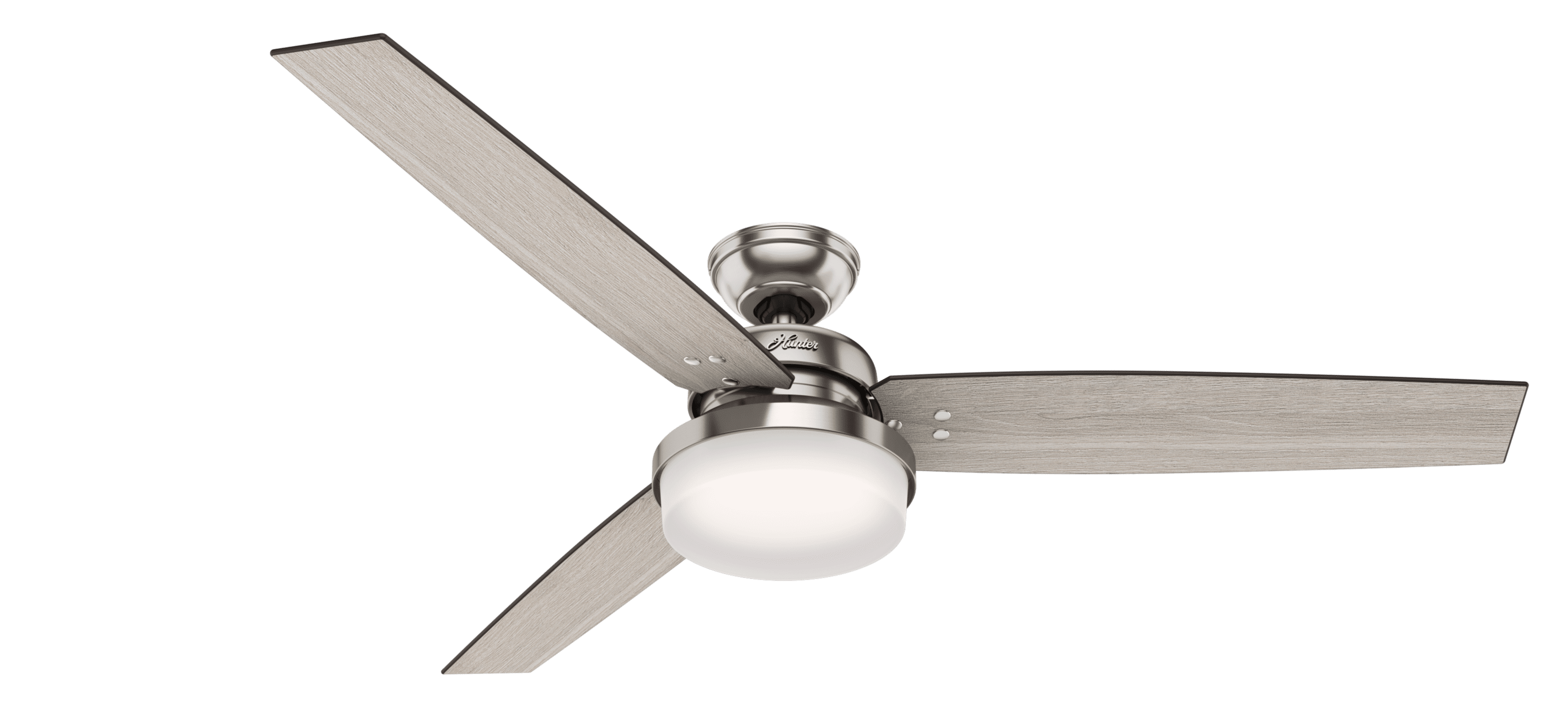 Sentinel 60 Inch Hunter Indoor Ceiling Fan With Led Light