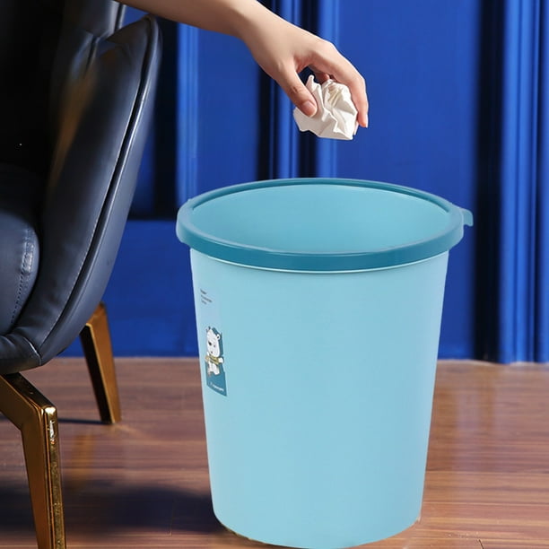 XWSHYW Aparatos de Utensilios de Cocina. Latas de Papel Huecas, Portátiles y Prácticos Botes de Basura de Plástico para El Hogar, Sala de Estar, Dormitorio, Sin Tapa.