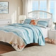 thumbnail image 6 of Greenland Home Fashions Maui Coastal Cotton Quilt Set w/ Bonus Pillows, 5-Piece King/Cal King, 6 of 10