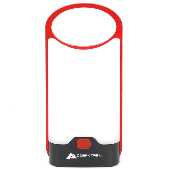 Ozark Trail 160 Lumen LED Aluminum Thin Frame Battery Lanterns Red