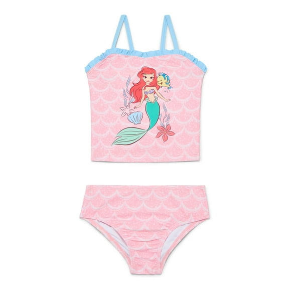 Character Toddler Girl Tankini Swimsuit Set, 2-Piece, Sizes 12M-5T
