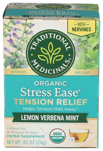 Traditional Medicinals Tea Cinnamon Stress Ease 16 bags (Pack Of 6)