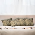 thumbnail image 3 of Ambesonne Vintage Throw Pillow Cover 4 Pack, Old Map World, 20", Multicolor, 3 of 6