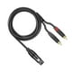 thumbnail image 5 of Cable XLR a RCA Cable divisor en Y de 2 RCA Conexión de audio Interconexión no balanceada Mujer 5M, 5 of 6