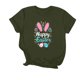 thumbnail image 1 of Puntoco Liquidación de camisetas cortas para mujer Camiseta de manga corta con cuello redondo y estampado para mujer Camiseta de manga corta con cuello redondo, 1 of 3
