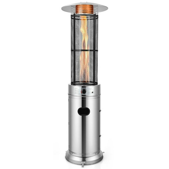 Yardi Yard 34000 BTU Stainless Steel Round Glass Tube Patio Heaters, Heat Lamp, Outdoor Heater for Home and Residential