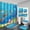 Blue Ocean, variant on 4PCS Cartoon Animal Shower Curtain Sets With Rugs, Waterproof Fabric White Shower Curtain Giraffe Elephant Lion Safari Bear Jungle Wildlife Watercolor Green Eucalyptus Leaf Kids Bathroom Decor