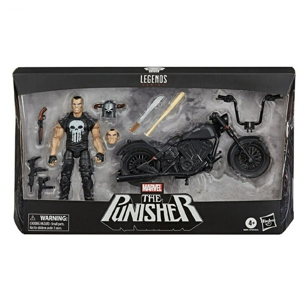 Hasbro-group Figura de acción Marvel ATIONS End, Punisher Mesurost Rider, Deadpool, Wolverine, Motocicleta, Modelo, Juguetes para niños, Regalos, 6in zhangmengya LED