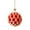 Red, variant on Christmas Tree Decorations, Boho Crochet Christmas Ball Ornaments Set Shatterproof Christmas Tree Ornaments Balls Party Decorations Hanging Ball Decoration for Holiday Party Home Office Decor