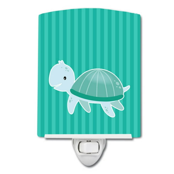 Caroline's Treasures BB7117CNL Sea Turtle Ceramic Night Light, 6x4x3", multicolor