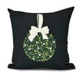 thumbnail image 2 of Simply Daisy, Mistletoe Me Floral Print Outdoor Pillow, 2 of 2