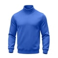 thumbnail image 3 of Horkkom Mock Neck Sweatshirt Plain Pullover Fall Outfits Sweatshirt Casual Trendy Sweatshirt M, 3 of 8