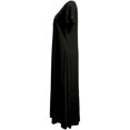 thumbnail image 5 of Casual Summer Dress for Everyday Wear Lightweight Loose Fit Short Sleeves Solid Color Style Women’s Casual Tennis Dress Female Everyday Attire Black L, 5 of 6