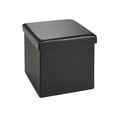 thumbnail image 2 of HOMETRENDS 15 inch Storage Cube Black, 2 of 5