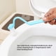 thumbnail image 5 of Toystoory Paquete de 2 escobillas para inodoro en forma de S, limpieza de esquinas de baño, plástico, doméstico, cocina, accesorio de pared, Suministros de limpieza para el hogar Color aleatorio Toystoory JJ6069-00, 5 of 6
