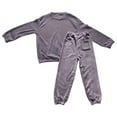 thumbnail image 3 of XIAONU Women's Loungewear Set Long-Sleeve Top & Pants Sleepwear Cozy Casual Oversize Homewear Set, 3 of 3