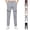 Gray # Mens Pants, variant on Men's Quick Dry Pants Sport Athletic Pockets Straight Leg Breathable Ice Silk Pantalones Trendy Track Pants for Men