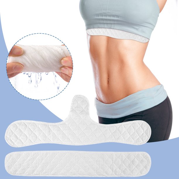 Almohadillas absorbentes de sudor para deportes | Forro de ropa interior lavable y reutilizable | Material suave y cómodo de secado rápido | Fijación segura y antideslizante | Larga duración