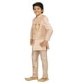 thumbnail image 4 of Ahhaaaa Kids Ethnic Cotton Silk Blend Nehru Modi Jacket Kurta & Pyjama Set for Boys, 4 of 18