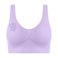thumbnail image 2 of Ladies Traceless Comfortable Wireless Breathable Gathering Bra with Removable Padding for Daily Wear and Sleep, 2 of 6