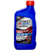VP Racing VP3753043 Street Legal Synthetic Blend Engine Oil 5W30 - 1 Quart