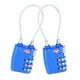 thumbnail image 1 of Candado para maletas Azul aprobado por la TSA (2 piezas) TIMOTECH Candado para maleta, 1 of 5