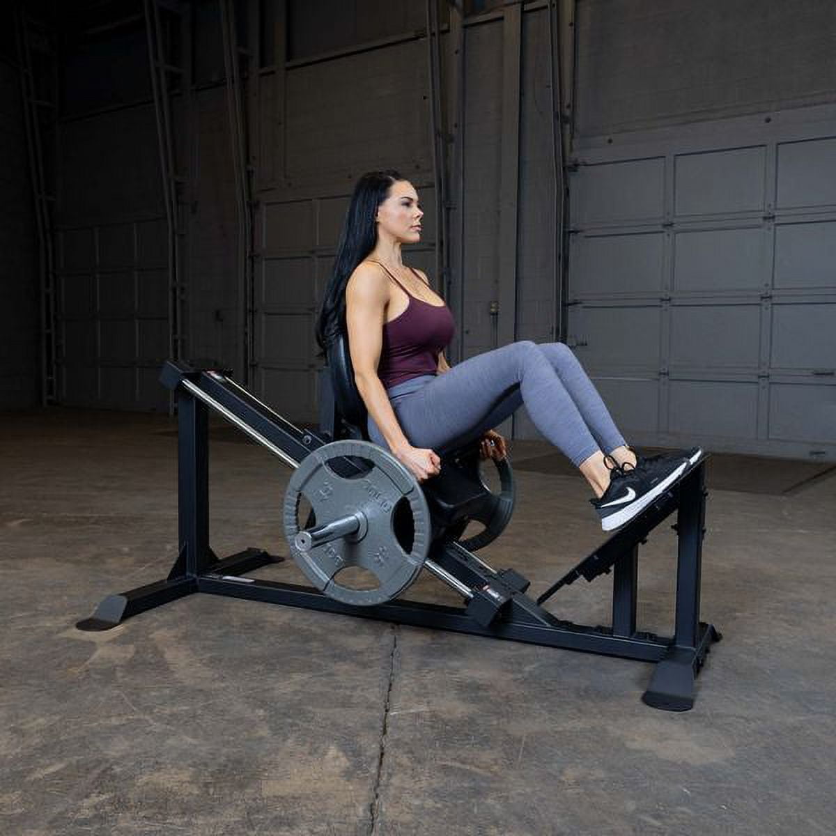 Body-Solid Compact Seated Leg Press & Calf Raise Machine (Commercial Gym Quality)
