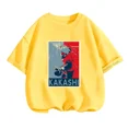 thumbnail image 3 of Camiseta de Naruto para niños, ropa informal de verano con dibujos animados de Sonic Goku, de manga corta, para niños de 3 a 14 años, camiseta de Kakashi, ropa para adolescentes y niñas, 3 of 5