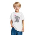 thumbnail image 3 of RXIRUCGD 2025 Vêtements d'Été pour Enfants T-shirt Imprimé Mode Mignon Col Rond Manches Courtes, 3 of 5