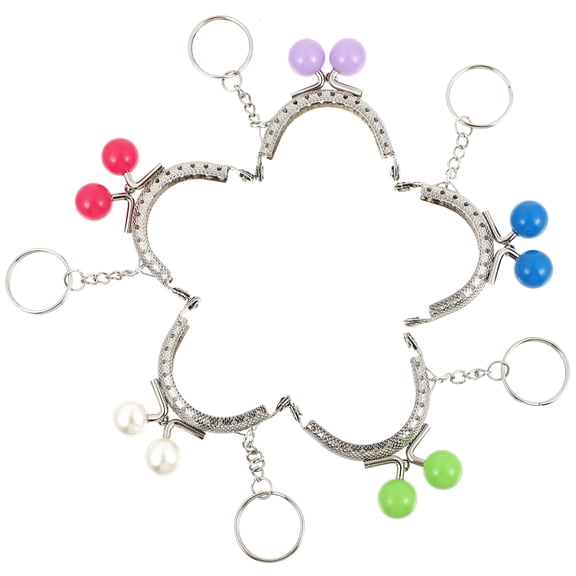 Baluue Purse Frame Clasp Clasp for Wallet 5Pcs Assorted Color Alloy