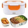 thumbnail image 2 of Electric Lunch Box Food Heater, 40W Portable Warmer for Car Truck Work with 304 Stainless Steel Container, 110V Green Heated Lunch Box Suitable for Ideal Driver/Work/Gift, 2 of 9