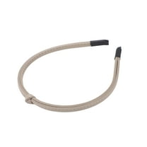 Unique Bargains Thin Headbands for Women Leather Head Bands for Women's Hair Fashion Hair Accessories for Women Khaki