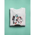 thumbnail image 3 of Beauty Cosmetics Sweatshirt Women -SPIdeals Designs, Female x-Large, 3 of 4