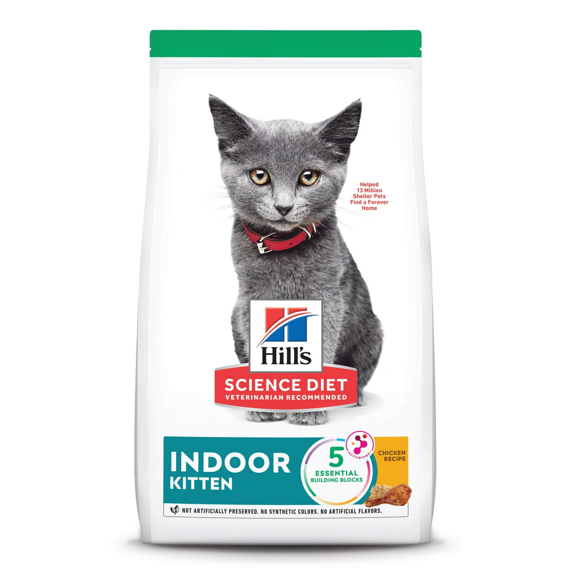 Hill's Science Diet Indoor Chicken Dry Cat Food for Kittens, 3.5lb Bag