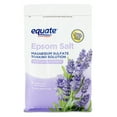 (4 pack) Equate Epsom Salt Soothing Lavender, 3 lbs