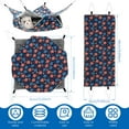 thumbnail image 2 of 2 Pcs Ferret Hammock Polyester Guinea Pig Hammock with Loop and Tunnel Practical Pet Cage Accessories for Parrot Squirrel Mouse, 2 of 11