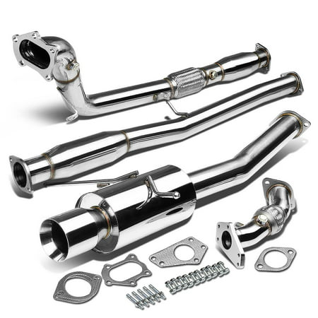 For 2002 to 2007 Subaru WRX GD / GG Stainless Steel 4