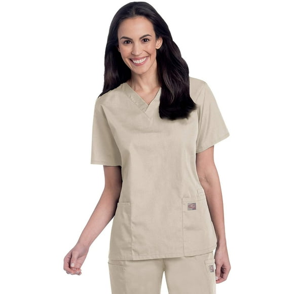 Landau Relaxed V-Neck 3-Pocket Scrub Top for Women 70221