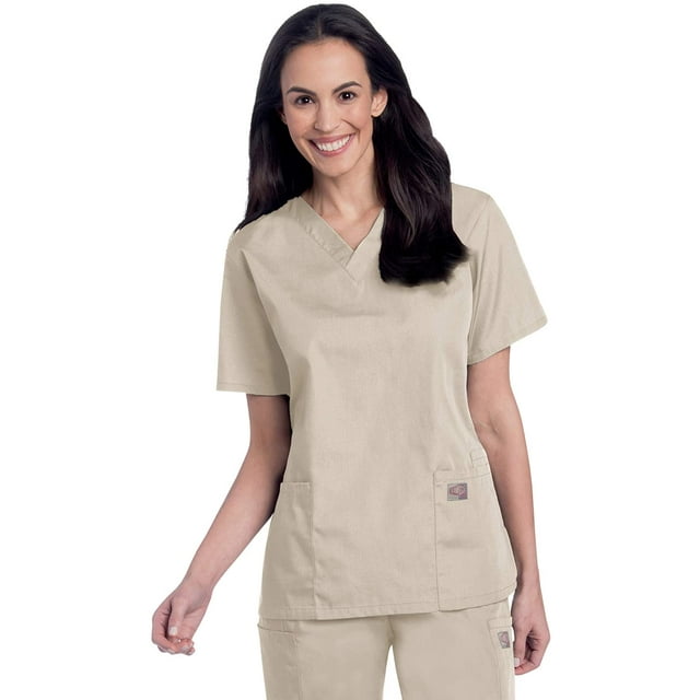Landau Relaxed V-Neck 3-Pocket Scrub Top for Women 70221