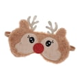 thumbnail image 3 of Tema Máscara para dormir con los ojos vendados Cubierta de ojos de felpa suave y linda para niños y niñas Elk B Sunnimix Máscara de ojos de felpa de dibujos animados, 3 of 7