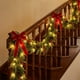 thumbnail image 5 of Adornos navideños de ratán artificial de 1,7 m, plantas verdes artificiales de pino y ratán de imitación para la mesa del comedor, decoración navideña con plantas verdes, adornos para ventanas con una, 5 of 8
