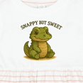 thumbnail image 4 of Inktastic Snappy but Sweet Cute Alligator Girls Baby Dress, 4 of 5