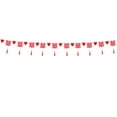 thumbnail image 1 of 1PC Wedding Decoration Banner Nonwovens Hollow Hi Word Party Banner Bunting for Marriage Room, 1 of 8