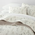 thumbnail image 5 of Ultra Soft Lightweight Quilt Sets in Watercolor Leaves Latte for Twin/TwinXL Bedding by Comfort Canopy, 5 of 12