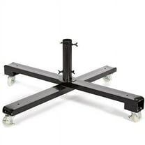 42 in. Tree Stand With Wheels - Black - 42 in.