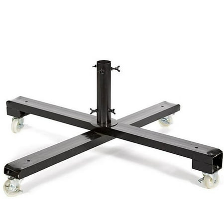 42 in. Tree Stand With Wheels - Black - 42 in.