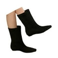 thumbnail image 4 of Aihuaihua Women's Suede Mid Calf Boots Pointed Toe Flat Heels Pull On Long Boots Fall Winter Tall Boots, 4 of 10